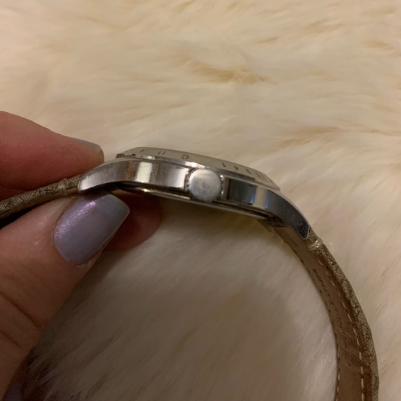 Authentic COACH Brown Khaki WATCH Silver Dial Signature C - Picture 14 of 16
